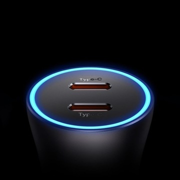 АВТОМОБИЛЬНОЕ ЗАРЯДНОЕ УСТРОЙСТВО BASEUS FAST, 2x USB-C, 40 ВТ, МОЩНОЕ ДЛЯ ЗАЖИГАЛКИ