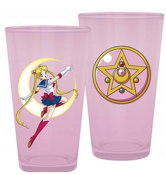 CZARODZIEJKA Z KSIĘŻYCA Duży Kubek Szklanka 400ML Sailor Moon na Licencji