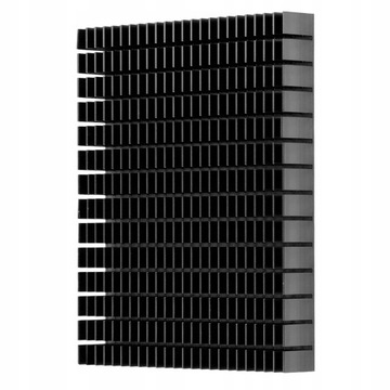 RADIATOR 150x120x20mm ALUMINIOWY CZARNY