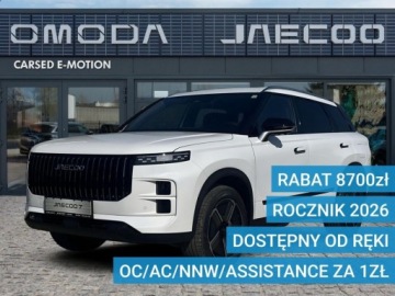 Jaecoo 7 2026 Jaecoo 7 Jaecoo 7 Hybrid 224 KM, dostepny od reki 2026, OCAC za 1 zl