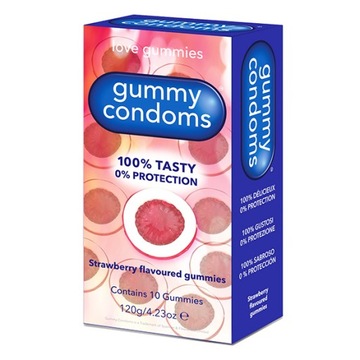 SŁODKIE PREZERWATYWY CUKIERKOWE - GUMMY CONDOMS