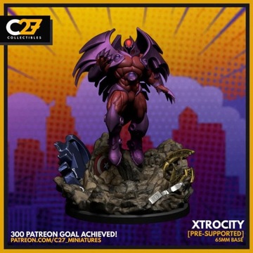 Xtrocity on 65mm Base to Marvel Crisis Protocol