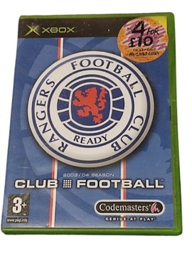 XBOX CLASSIC RANGERS FOOTBALL CLUB GRA X BOX