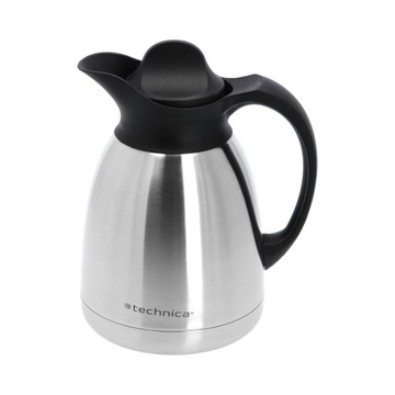 TERMOS DZBANEK STOŁOWY 1 L NA HERBATĘ KAWĘ KONFERENCYJNY STALOWY TECHNICA
