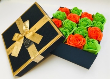 FLOWER BOX Scented MYSTERIOUS ROSE GIFT Подарок на день рождения именины