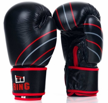 Кожаные боксерские перчатки Profi Ring, 12 унций