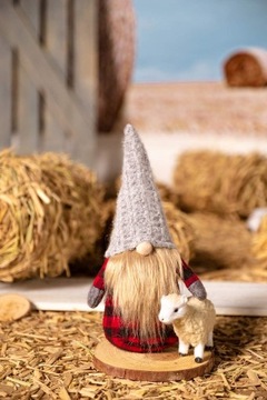 БОЛЬШОЙ СЛОН-ГАРЛИК ПОДАРОК ​​ГНОМУ САНТА-КЛАУСУ