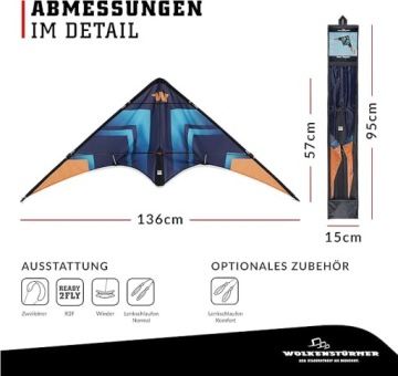 Wolkenstürmer Fancy Дитячий повітряний змій трюковий