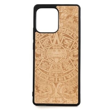 Dřevěné Pouzdro Bewood pro Motorola Edge 40 Kalendář Aztécký Aniegre