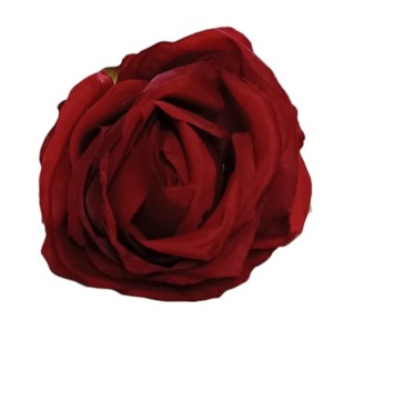 RÓŻA sztuczna główka kwiatowa wyrobowa 8cm S/12