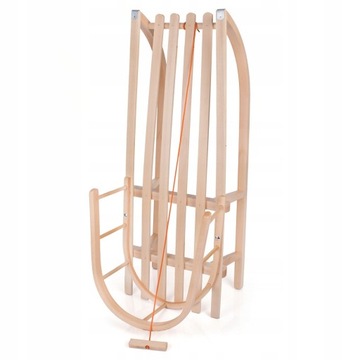 САНКИ СО СПИНКОЙ + МАТЕРАК, СТРУНА С РУЧКОЙ ДЕРЕВЯННЫЕ САНКИ