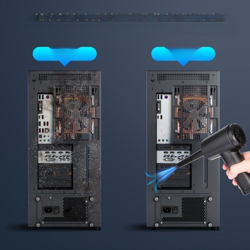 МОЩНЫЙ электрический вентилятор сжатого воздуха, пылевой компрессор Air Duster