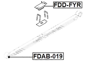 ЗАДНЯЯ ПРУЖИНА FEBEST FORD TRANSIT 2000-2006 г.в., ЕС