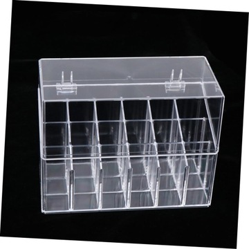 Pudełko 1 Pudełka Do Przechowywania z Pokrywkami Stojaki Akrylowe Do Ekspoz