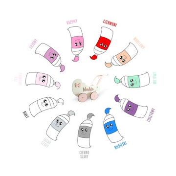 Коляска для куклы, подарок на годик, толкатель, каталка