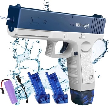 ELEKTRYCZNY AUTOMATYCZNY PISTOLET NA WODĘ GLOCK KARABIN AKUMULATOR