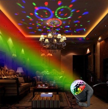 DISCO LED диско-шар RGB звуковой датчик