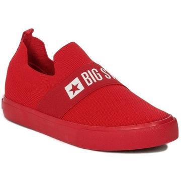 Trampki Big Star FF274220 wsuwane czerwone r.39