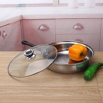 KOMPLET GARNKÓW STALOWYCH I PATELNIA Z POKRYWKAMI 12 ELEMENTÓW ZESTAW