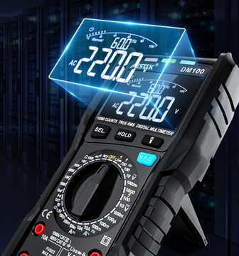 Miernik Multimetr cyfrowy MESTEK DM100 NFC 9999