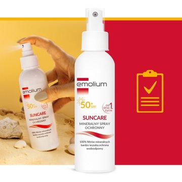 Emulsja na słońce Emolium Ochrona słoneczna 50 SPF 100 ml 130 g