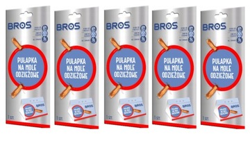 BROS PUŁAPKA FEROMONOWA NA MOLE ODZIEŻOWE X 5SZT