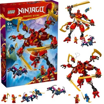 LEGO NINJAGO - Wspinaczkowy mech ninja Kaia 71812 KLOCKI LEGO x NINJAGO