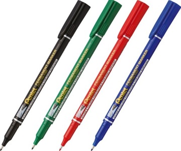 Marker Pentel NF450 niebieski foliopis do folii szkła plastiku CD