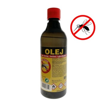 Olej parafinowy do lamp,pochodni na komary 0,5L