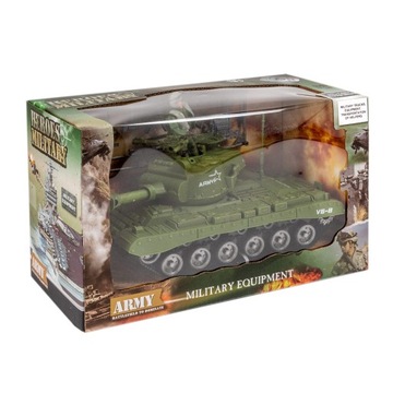 ZESTAW WOJSKOWY POJAZD CZOŁG Z AKCESORIAMI
