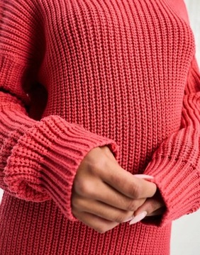 Glamorous gpv prążkowany sweter odkryte plecy XXL NG7