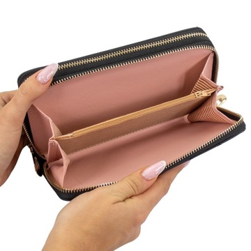 КОШЕЛЕК ЖЕНСКИЙ, большой двойной КОШЕЛЕК