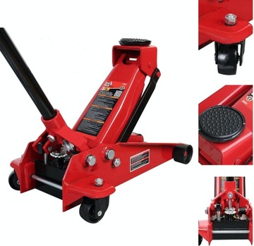 АВТОМОБИЛЬНЫЙ ДОМКРАТ ГИДРАВЛИЧЕСКИЙ FROG 3,5 Т РЕЗИНОВЫЙ ПРОЧНЫЙ ТВЕРДЫЙ