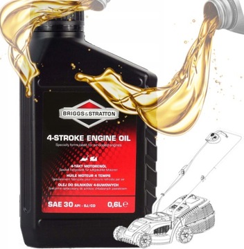 OLEJ DO KOSIARKI SILNIK CZTEROSUWOWY SAE 30 0,6L BRIGGS&STRATTON 100005E