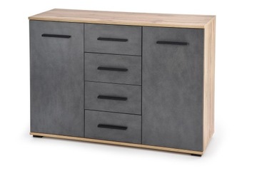 KOMODA DO SALONU NOWOCZESNY LIMA KM-4 HALMAR