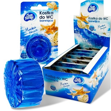 Krążki Kostka WC Morska 14szt x 400 Spłukań 3w1