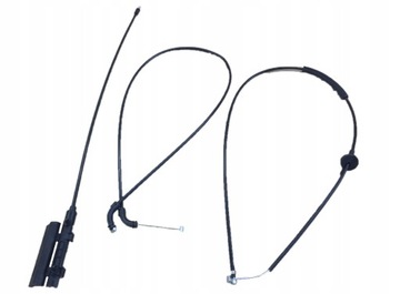 ZESTAW LINEK CIĘGNO OTWIERANIA MASKI BMW E65 E66
