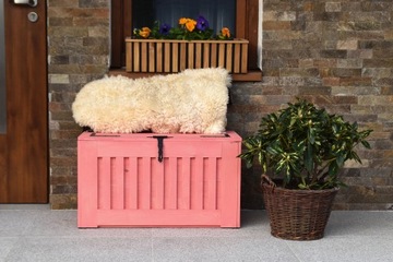 ECOSTYL ДЕРЕВЯННЫЙ ЯЩИК - РОЗОВЫЙ цвет, 140л