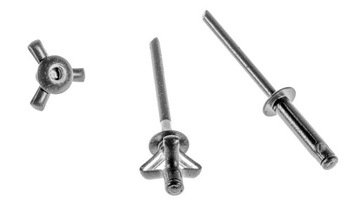 Nity aluminiowe do elewacji * ANTRACYT głowka 9mm