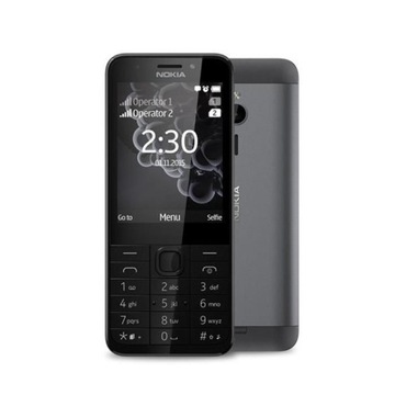 TELEFON NOKIA 230 DS CZARNO-GRAFITOWY