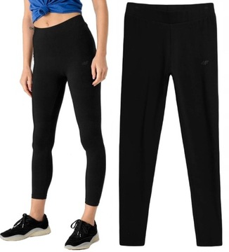 4F LEGGINSY GETRY DAMSKIE CZARNE LEG350 XS
