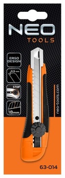 Нож TAPECIAK NEO со складным лезвием 18 мм, винтовым замком