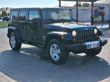 Jeep Wrangler III Terenowy 3.8 i V6 12V 200KM 2008 Jeep Wrangler Unlimited Hard-Top Sahara 3.8 200KM 4x4 Automat Klima, zdjęcie 2