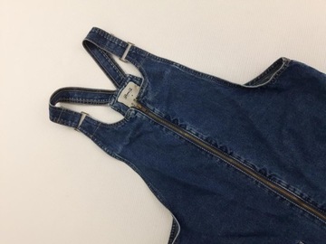 DENIM CO jeansowa SUKIENKA OGRODNICZKA wygodna MODNA _ 38