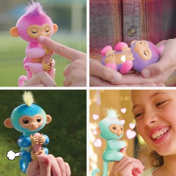 Интерактивная фигурка Fingerlings Purple Monkey