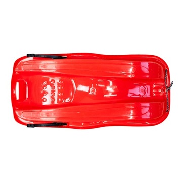 ДЕТСКИЕ САНКИ С ТОРМОЗОМ ПЛАСТИКОВАЯ ГОРКА SKIPPER RED