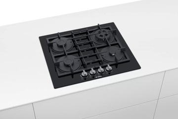 Газовая варочная панель Bosch PNP 6B6B90, закаленное стекло, 60 см