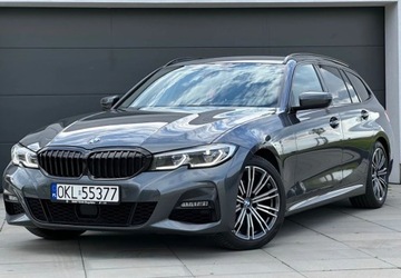BMW Seria 3 G20-G21 Touring 2.0 320d 190KM 2020 BMW Seria 3 BMW 320d M Pakiet Lasery Tempomat Adaptacyjny HarmanKardon Hea