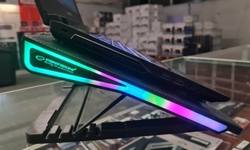 PODKŁADKA CHŁODZĄCA POD LAPTOPA GAMINGOWA RGB LED