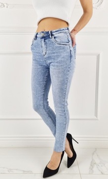 КЛАССИЧЕСКИЕ ЖЕНСКИЕ ДЖИНСЫ SKIN – СИНИЙ ФИТ